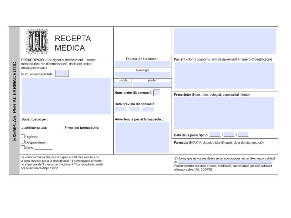 Regulación de la receta médica a nivel estatal