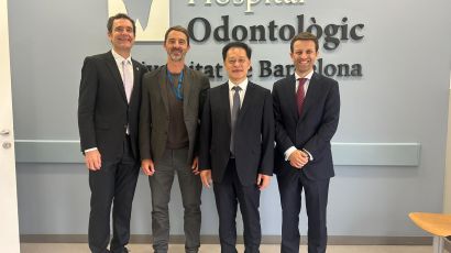 Visita institucional del Guanxi Medical University College of Stomatology de Xina.