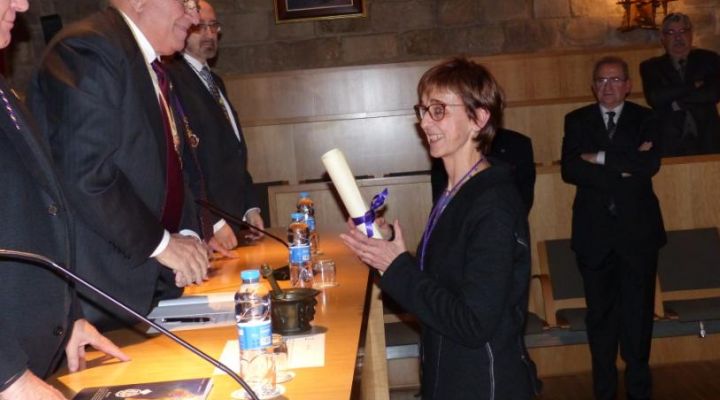 Dra.  Silvia Sánchez, nuevo miembro de la Real Academia de Farmacia de Cataluña