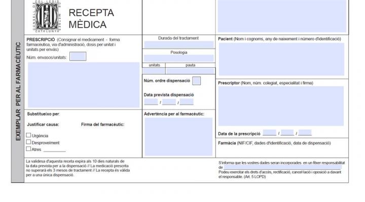 Regulación de la receta médica a nivel estatal